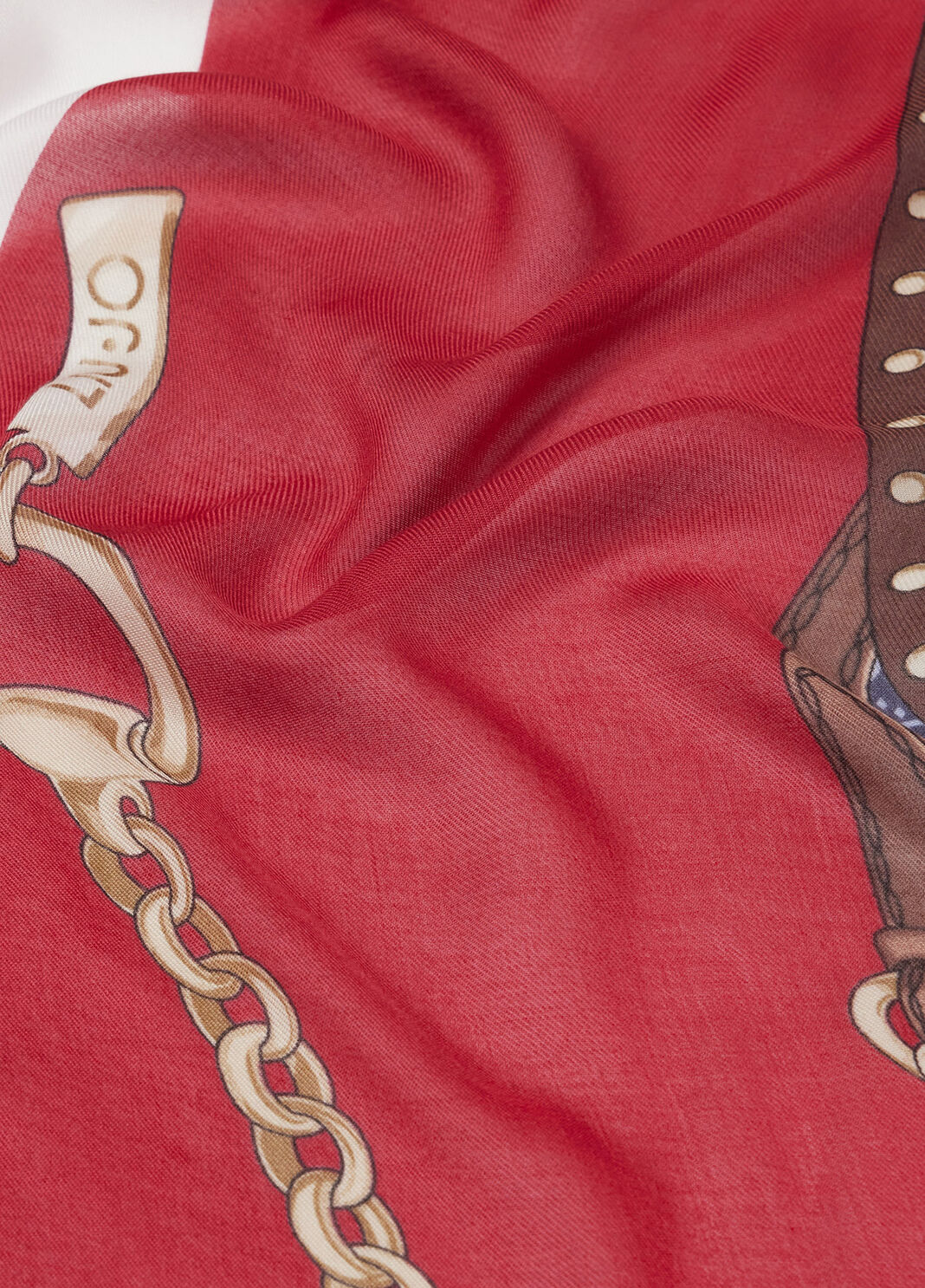 Tuch mit Print Blau Liu Jo - large image number 3