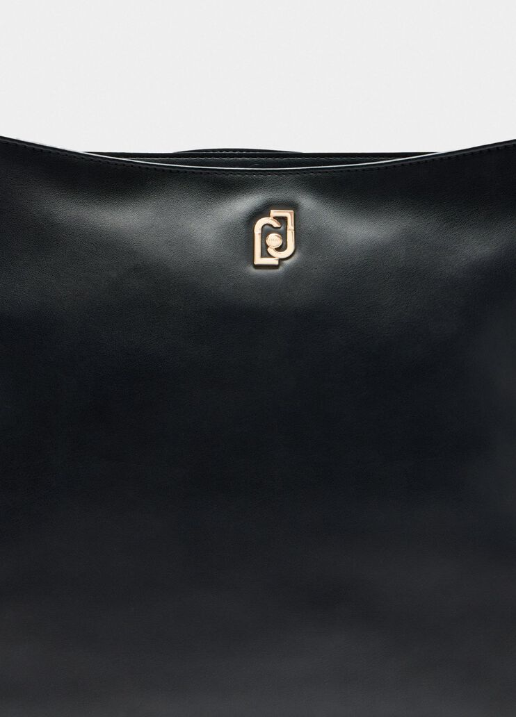 Fourre-tout format moyen avec charm noir Liu Jo - large image number 4