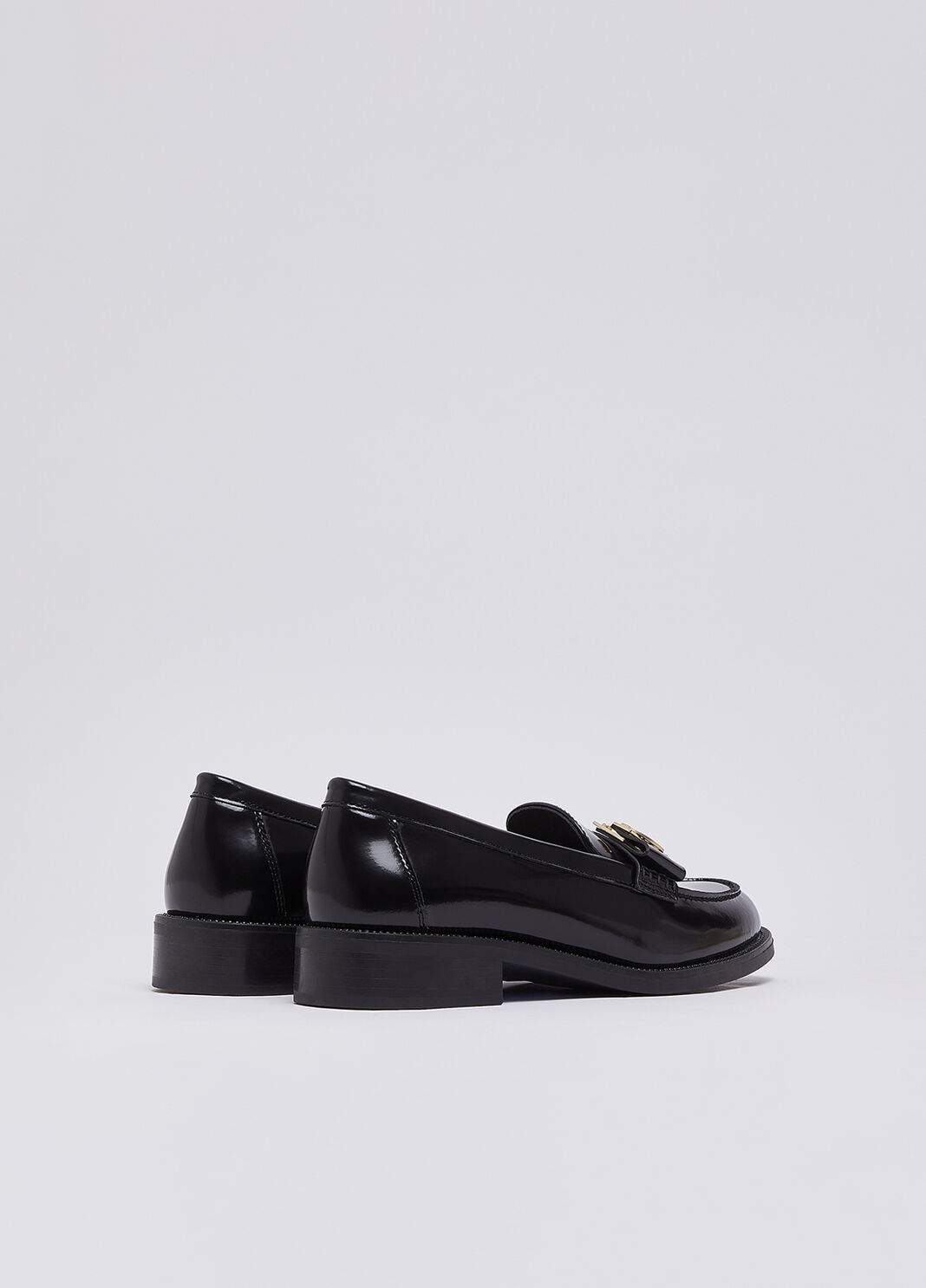 Brushed leather loafers black Liu Jo - large image number 3