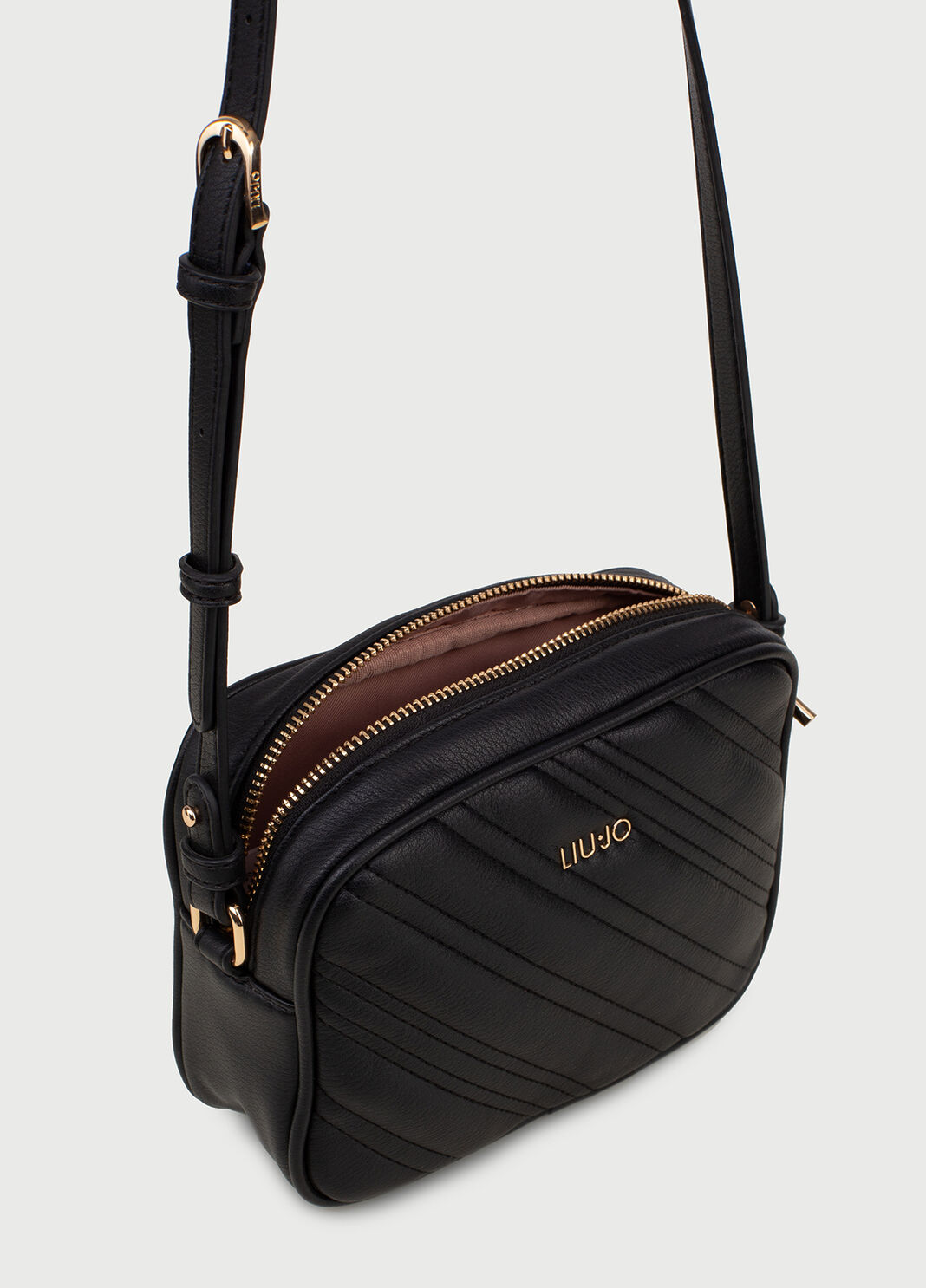Bandolera acolchada Negro Liu Jo - large image number 4