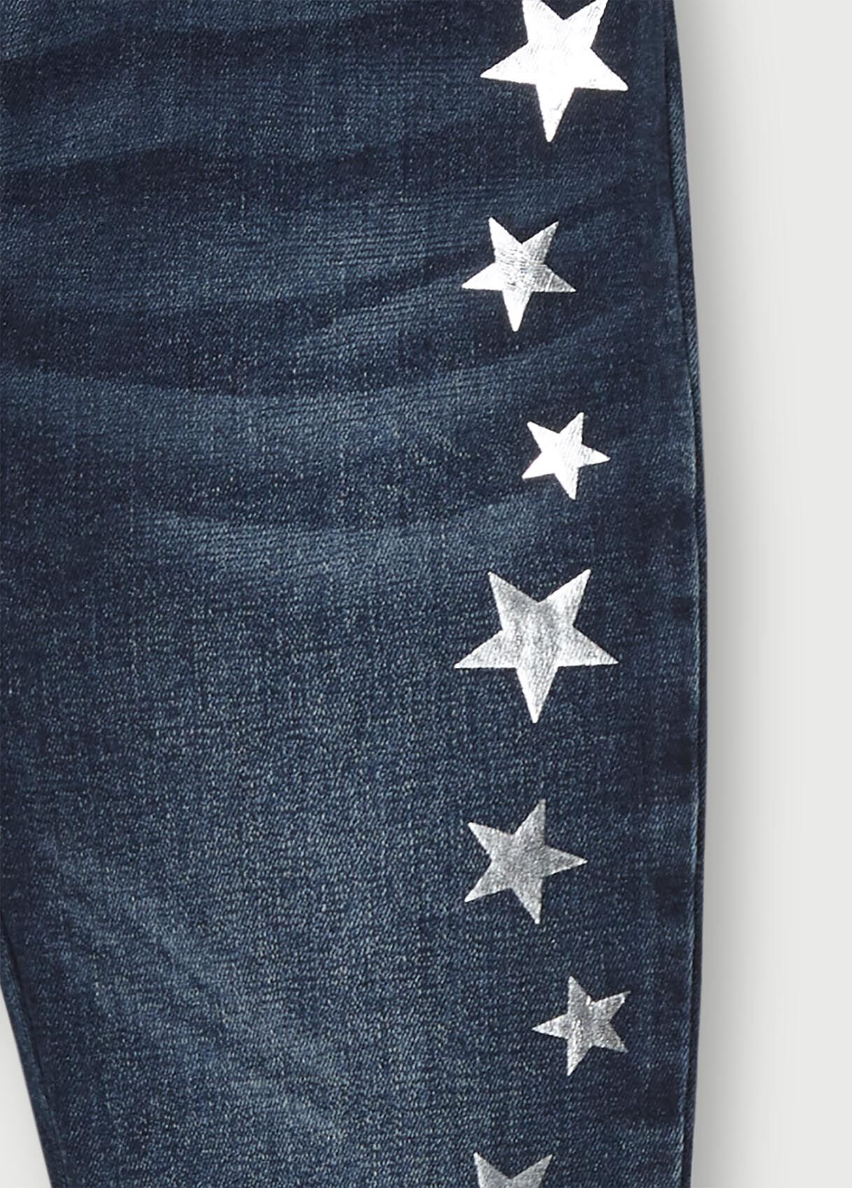 blue jeans with stars