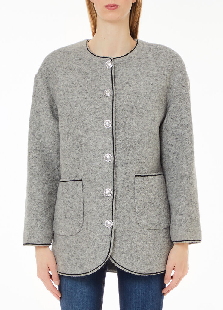 Wool blend jacket grey Liu Jo - medium Wool blend jacket grey Liu Jo - medium