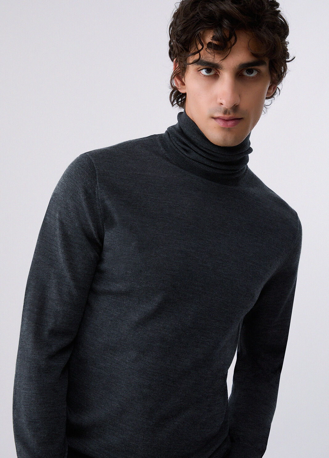 Merino Wool Turtleneck dark grey Liu Jo - large image number 4