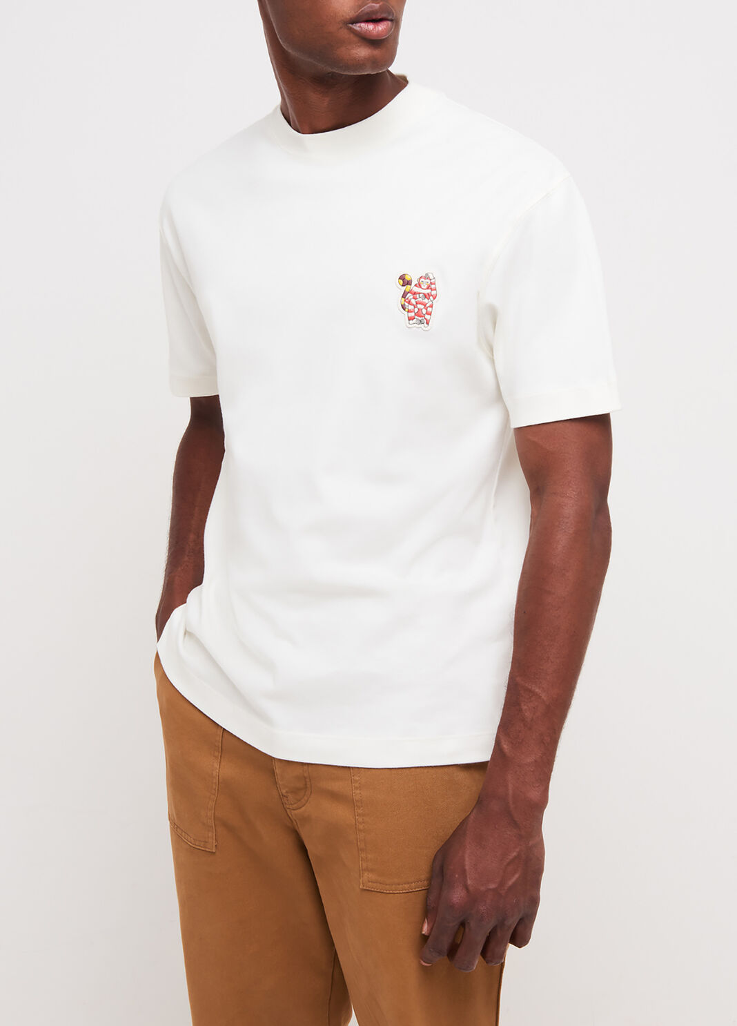 T-shirt con patch bianco Liu Jo - large image number 0