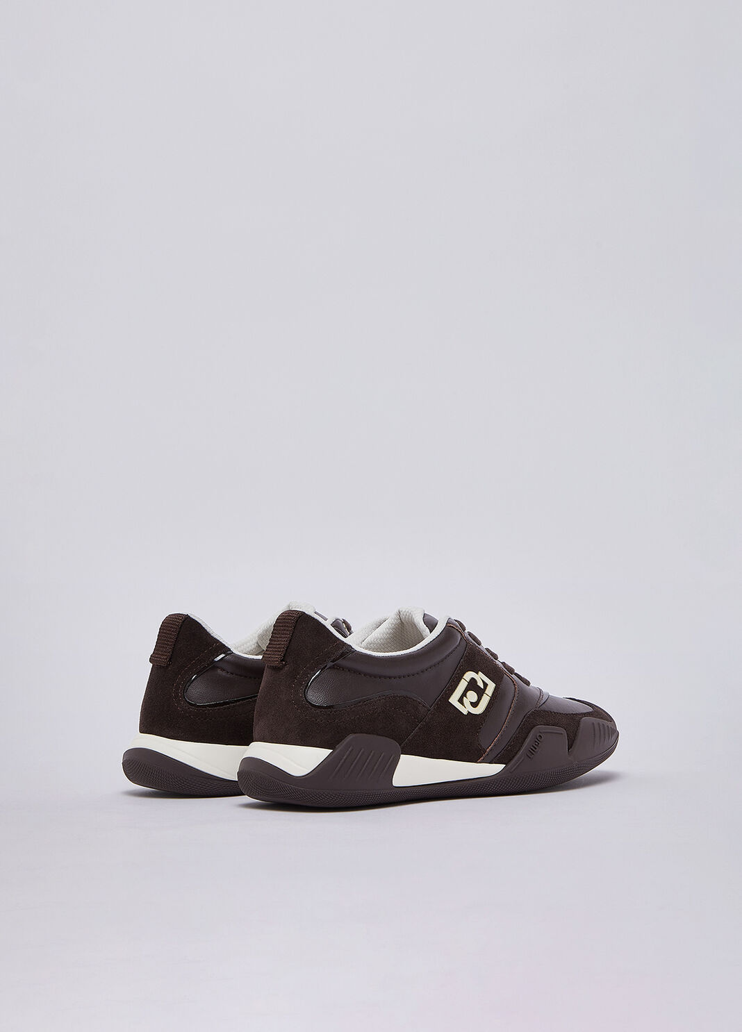 Sneakers en cuir et daim moka Liu Jo - large image number 2