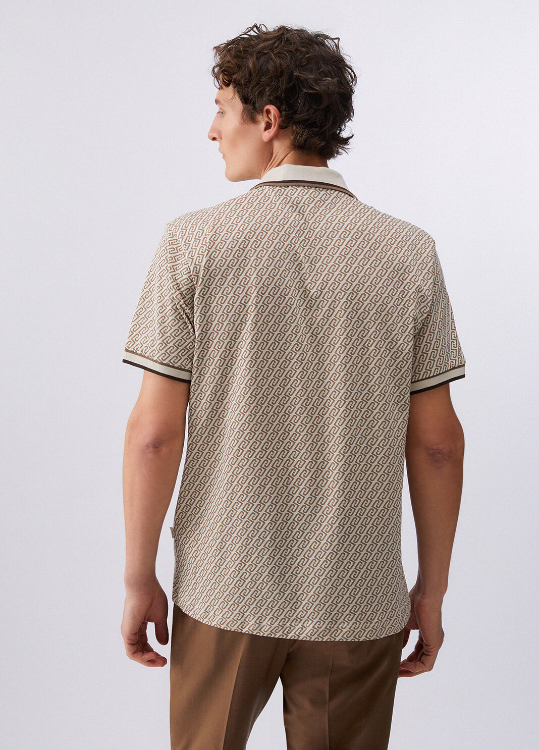 Polo-shirt with all-over logo green Liu Jo - large image number 1