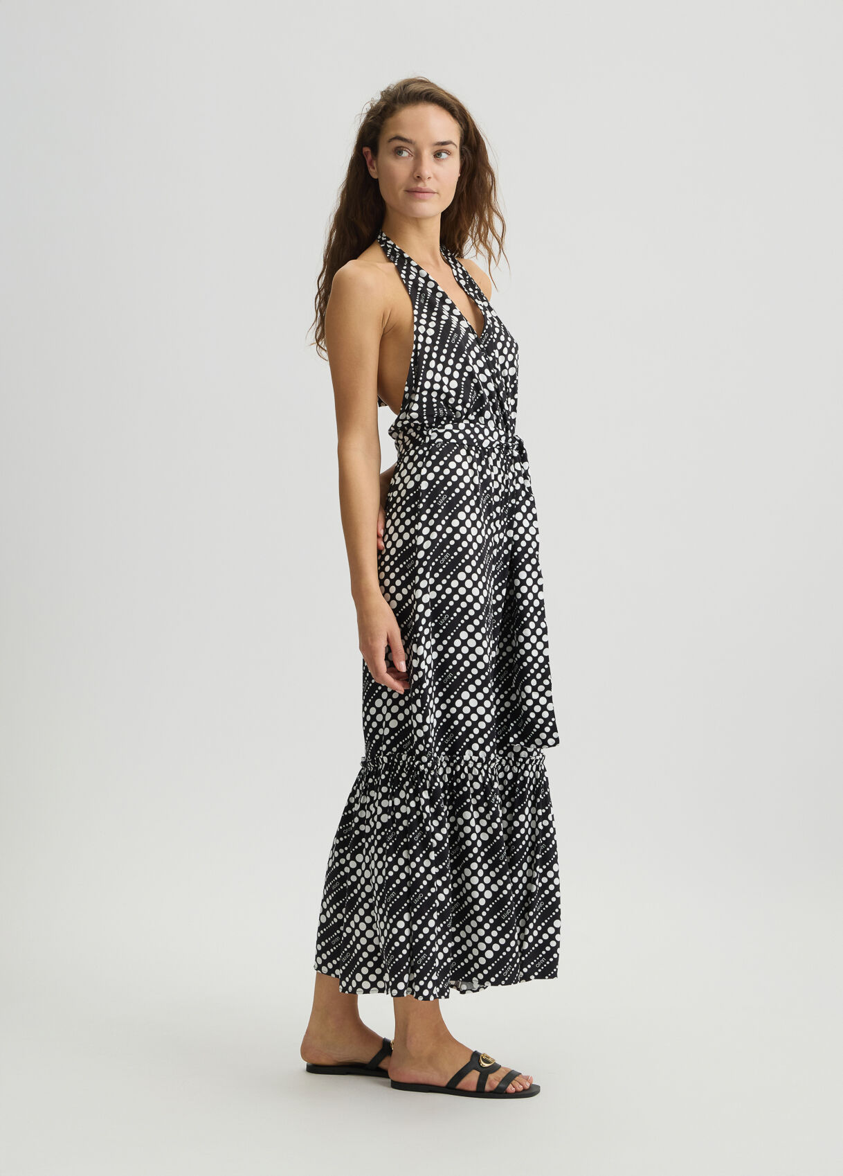 Polka-dot dress colour black polka-dots | Liu Jo