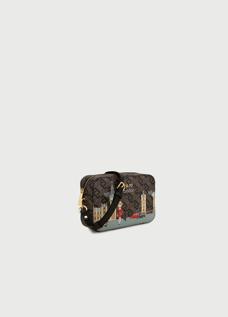 Crossbody bag with city London Print Liu Jo - large image number 2