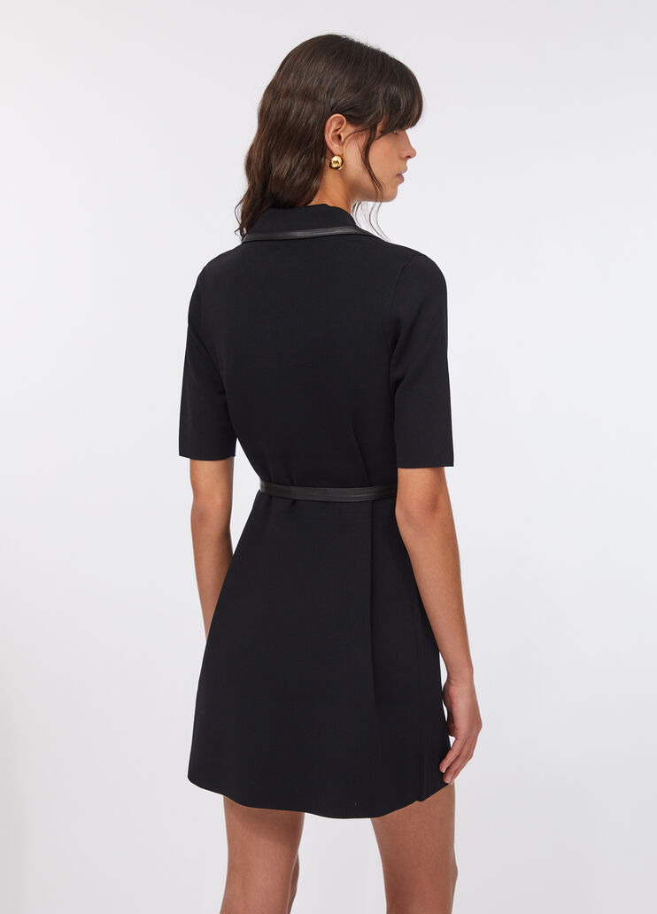 Knit dress with belt black Liu Jo - large image number 1