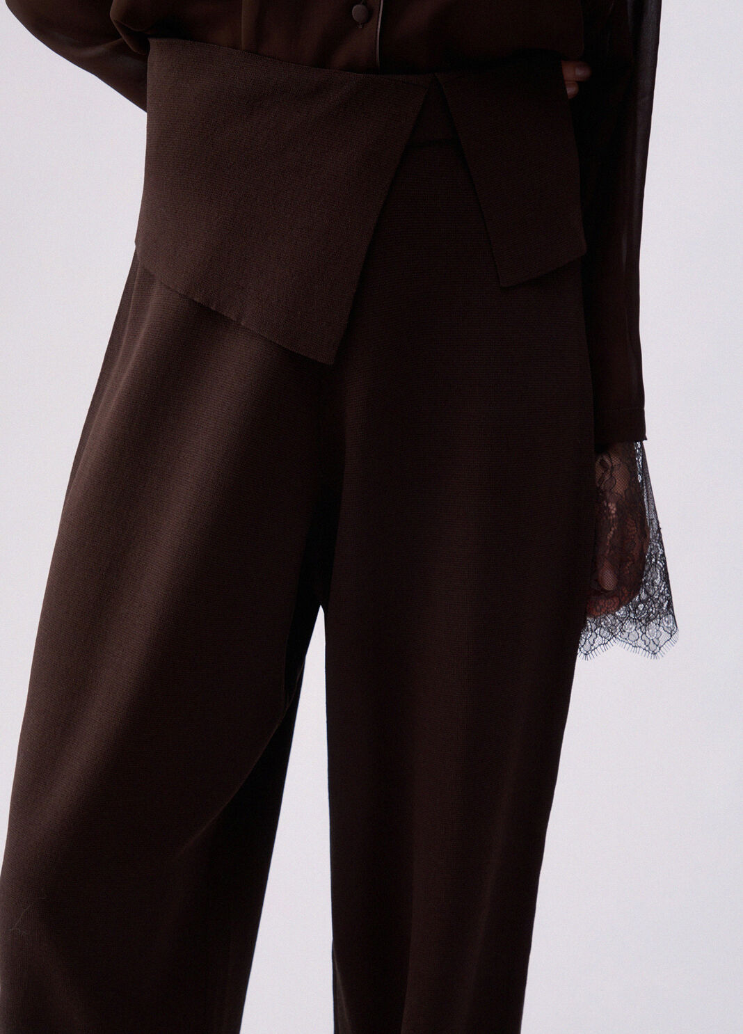 Knit Trousers mocha Liu Jo - large image number 4