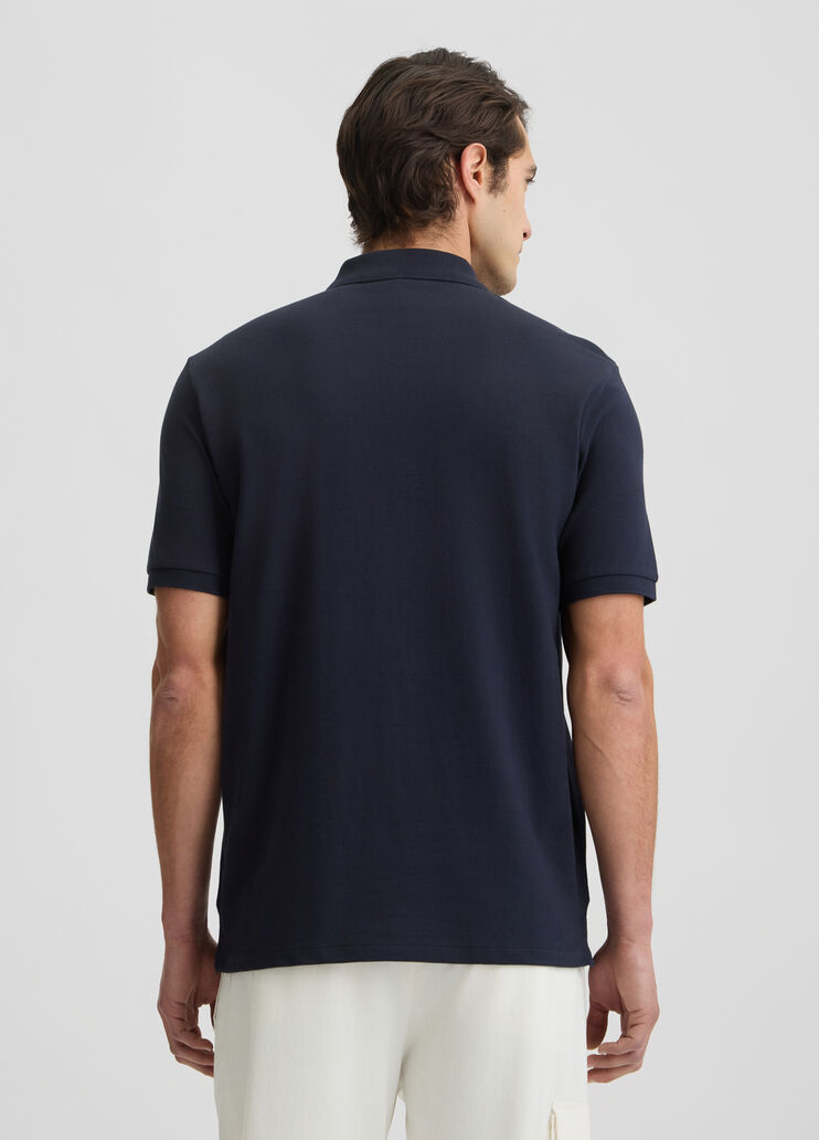 Dark blue pique polo shirt dark blue Liu Jo - large image number 1 Dark blue pique polo shirt dark blue Liu Jo - large image number 1