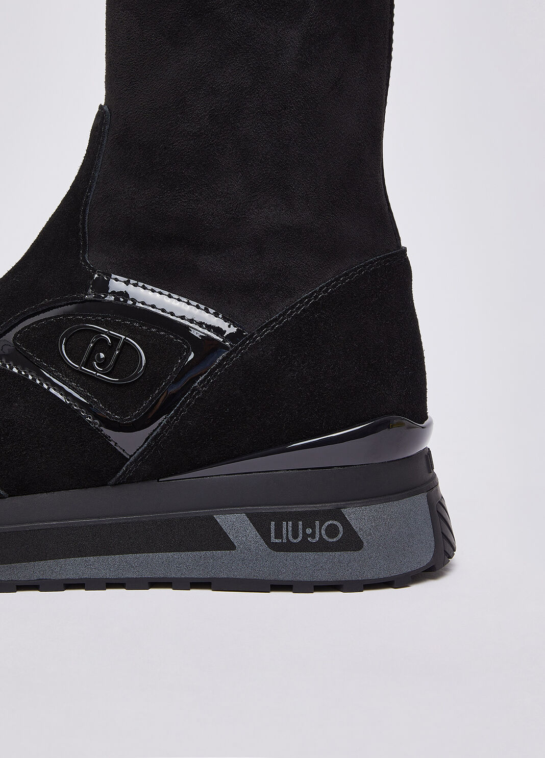 Sneakers boots in suede black Liu Jo - large image number 5