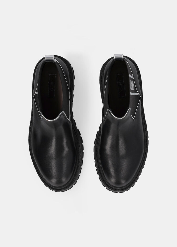 Leather beatles ankle boots black Liu Jo - large image number 4