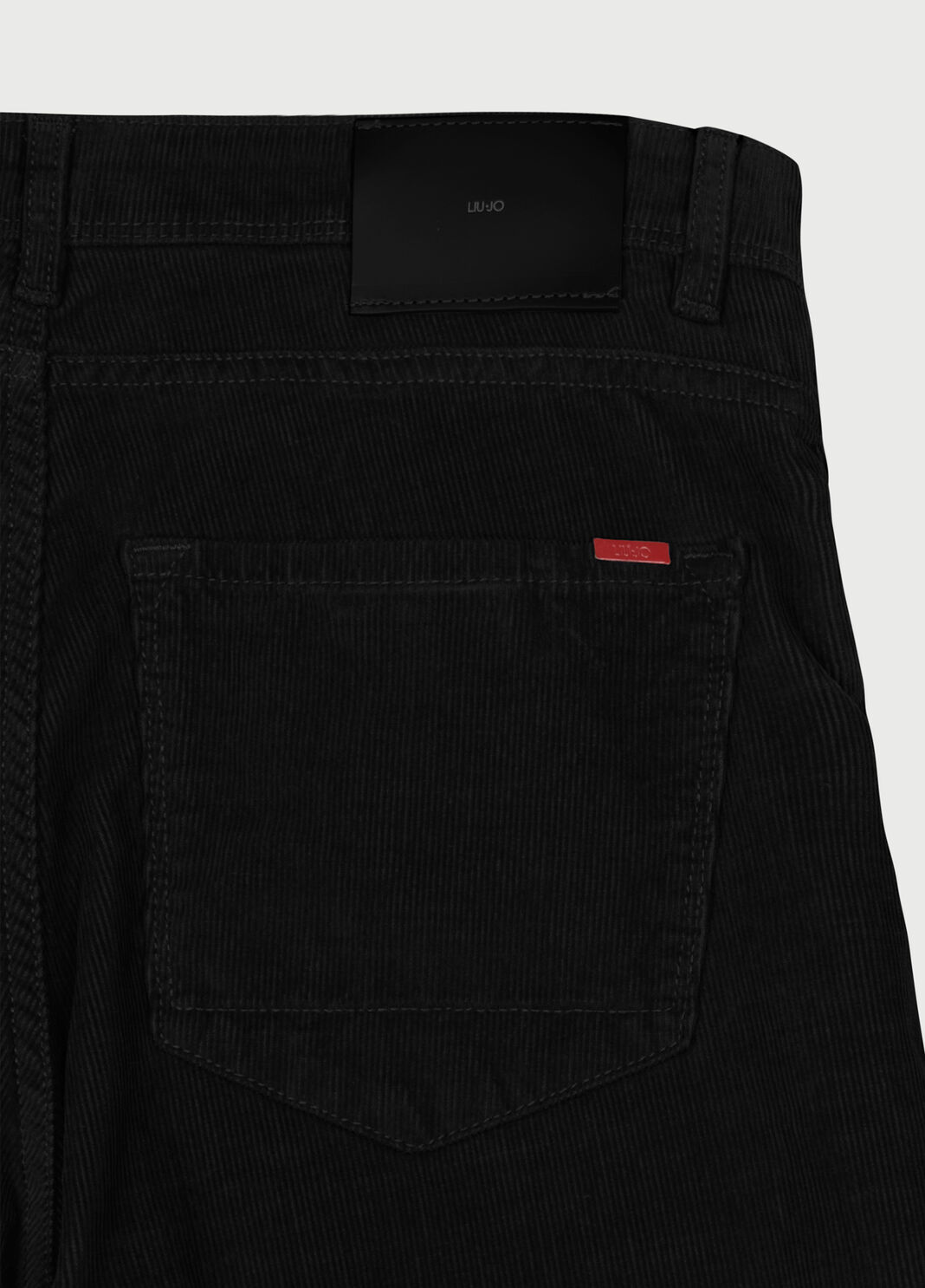 Pantalone in velluto Nero Liu Jo - large image number 3