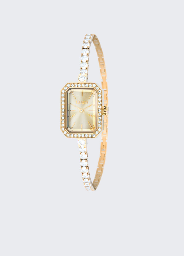 Steel watch with crystals gold Liu Jo - large image number 1 Steel watch with crystals gold Liu Jo - large image number 1