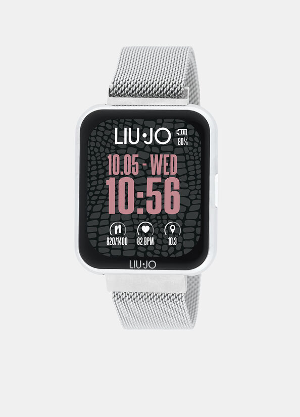 Smartwatch with steel strap silver Liu Jo - large image number 0