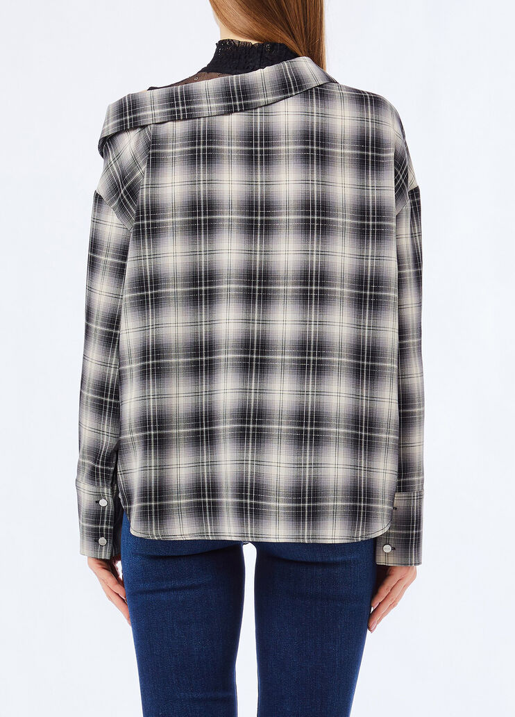 Checked shirt with lace check Liu Jo - medium