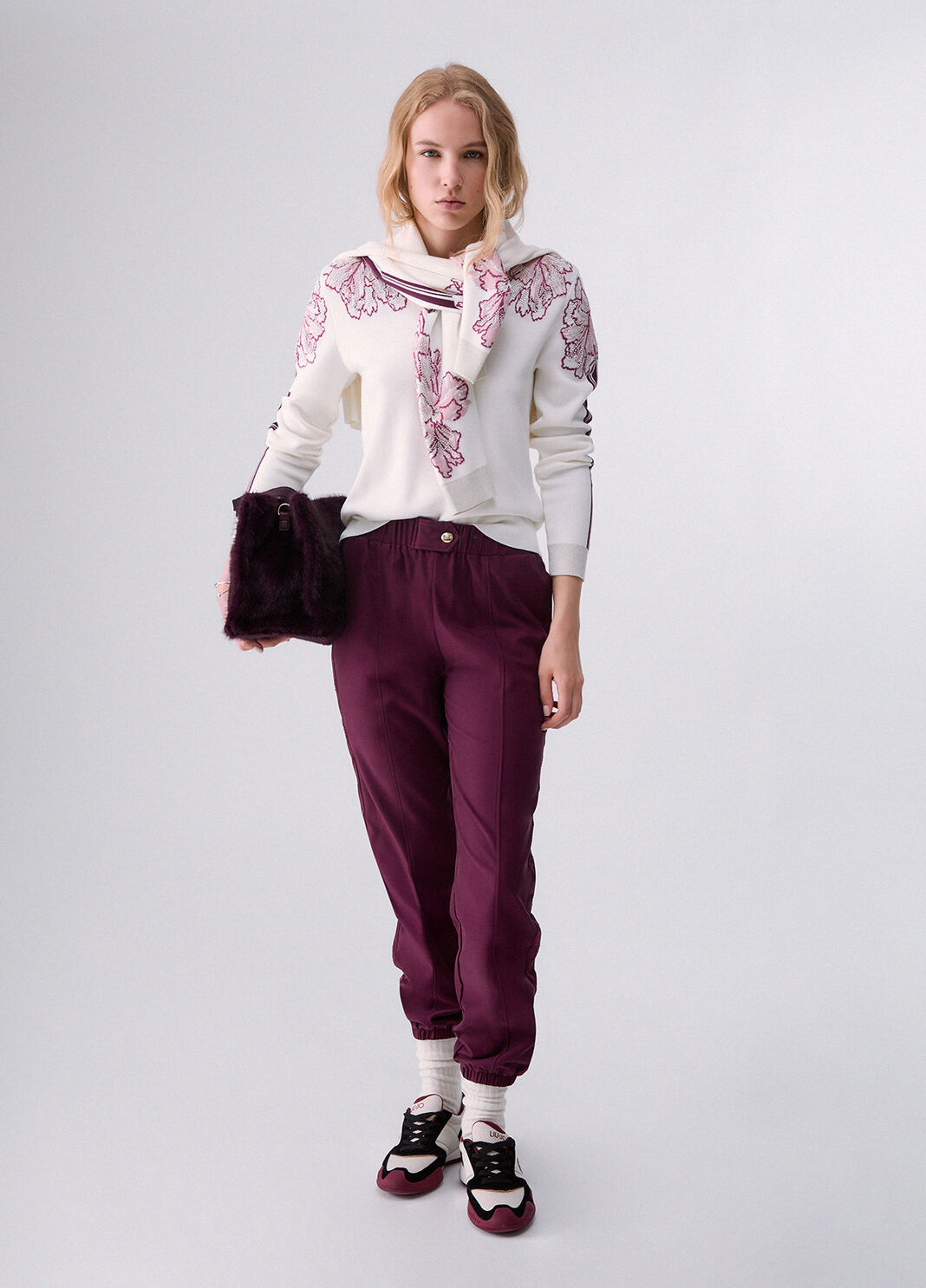 Jacquard Sweater white Liu Jo - large image number 5
