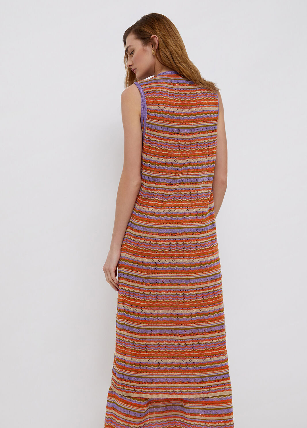 Длинный разноцветный кардиган разноцветный Liu Jo - large image number 1