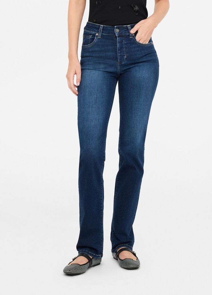 Jeans im Straight Fit Liu Jo Better Dunkles Denimblau Liu Jo - large image number 0 Jeans im Straight Fit Liu Jo Better Dunkles Denimblau Liu Jo - large image number 0