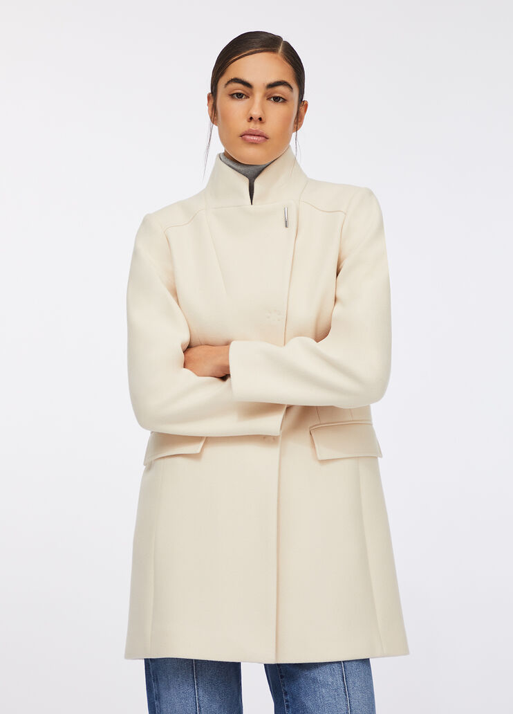 Manteau en drap double beige clair Liu Jo - large image number 0