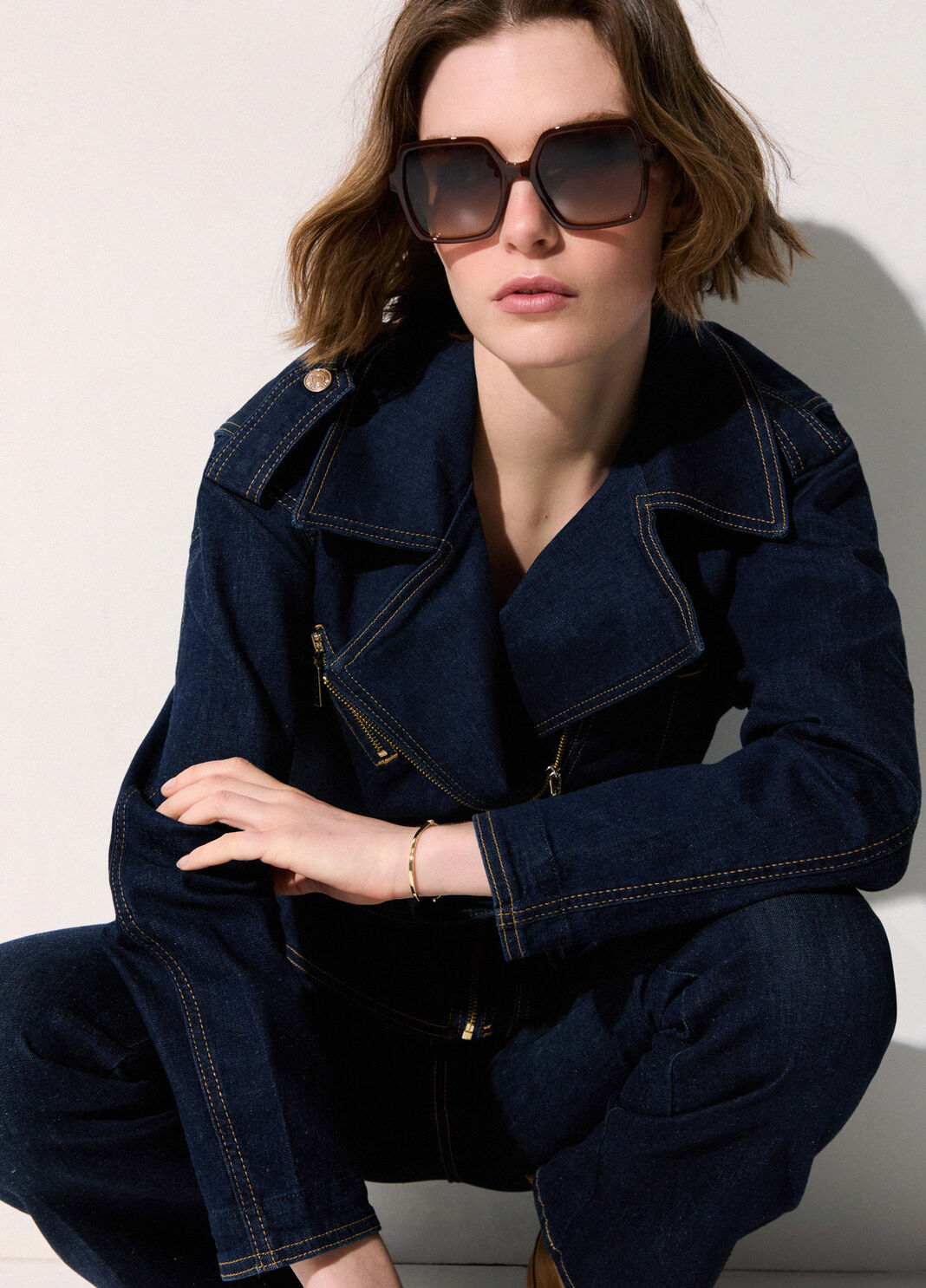 Square sunglasses brown Liu Jo - large image number 0