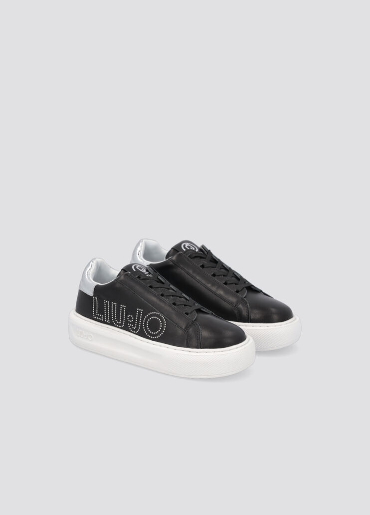 Sneakers with maxi logo black Liu Jo - large image number 0 Sneakers with maxi logo black Liu Jo - large image number 0