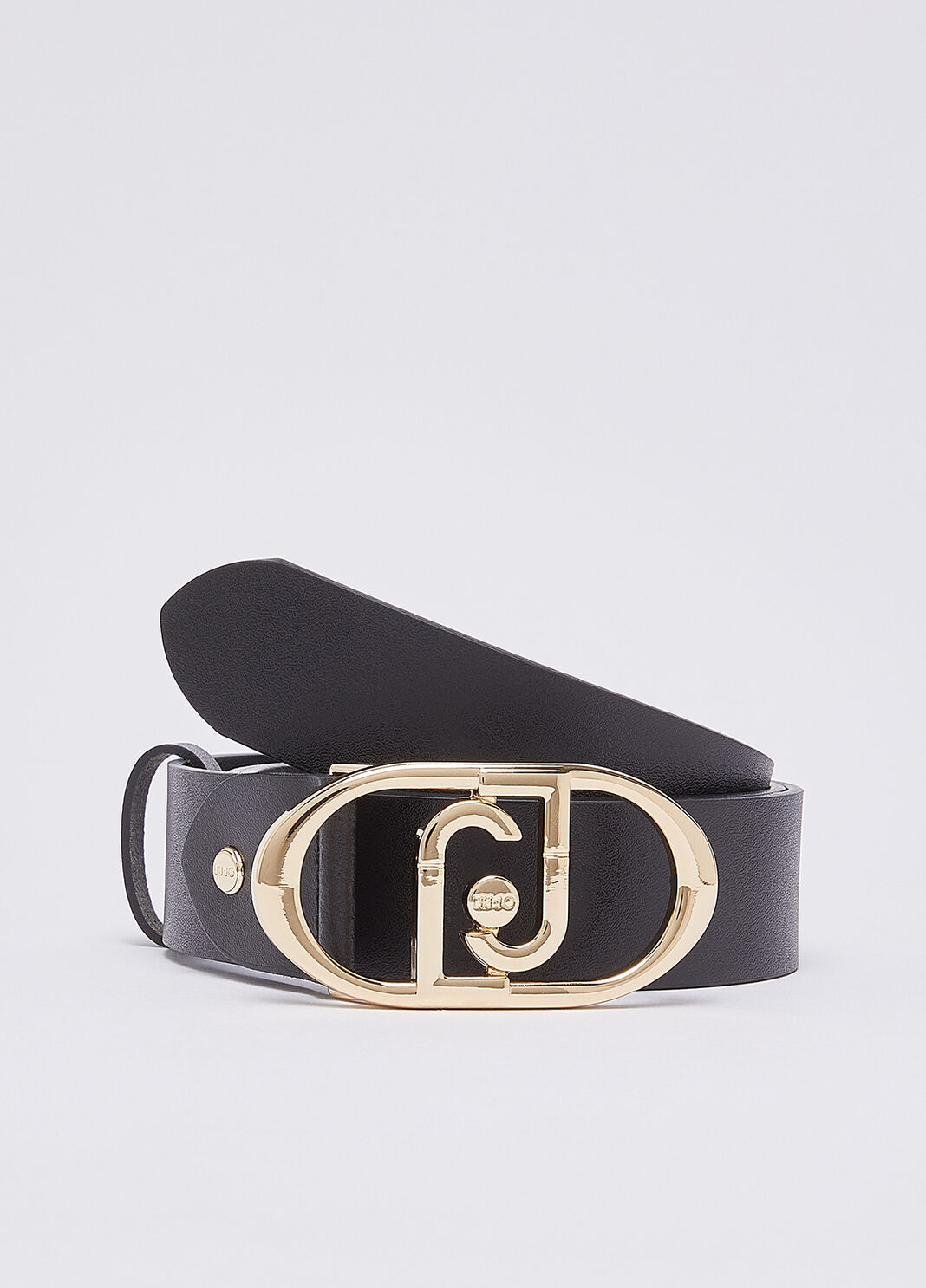 Leather Belt black/gold Liu Jo - large image number 2