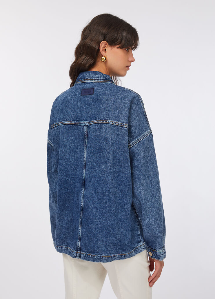 Jacke aus Denim Denimblau Liu Jo - large image number 1