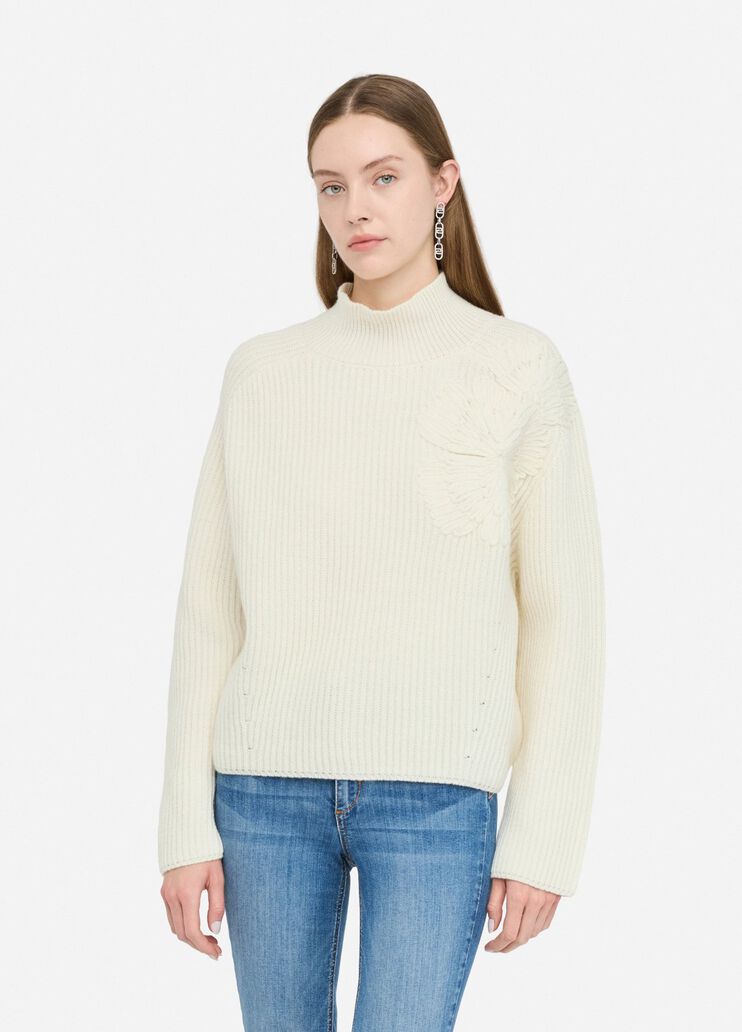 Maglione in lana  bianco Liu Jo - large image number 0 Maglione in lana  bianco Liu Jo - large image number 0