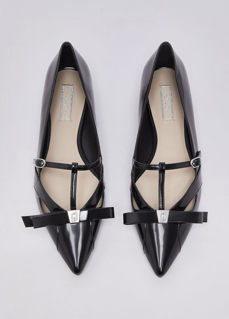 Ballerinas mit Schleife Schwarz Liu Jo - medium