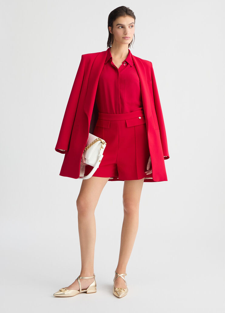 Red high-rise shorts red Liu Jo - medium Red high-rise shorts red Liu Jo - medium