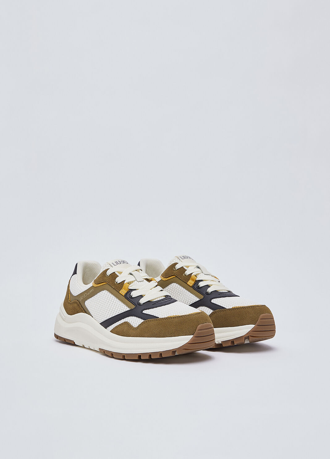 Herren-Sneaker aus Veloursleder und Mesh braun Liu Jo - large image number 1