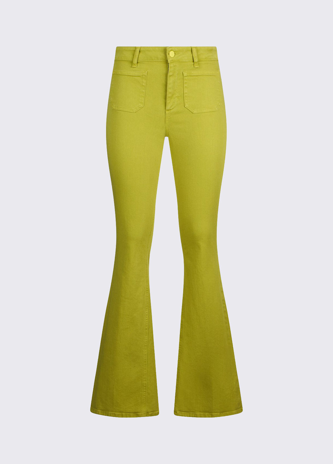 Pantaloni bootcut a vita alta verde lime Liu Jo - large image number 6