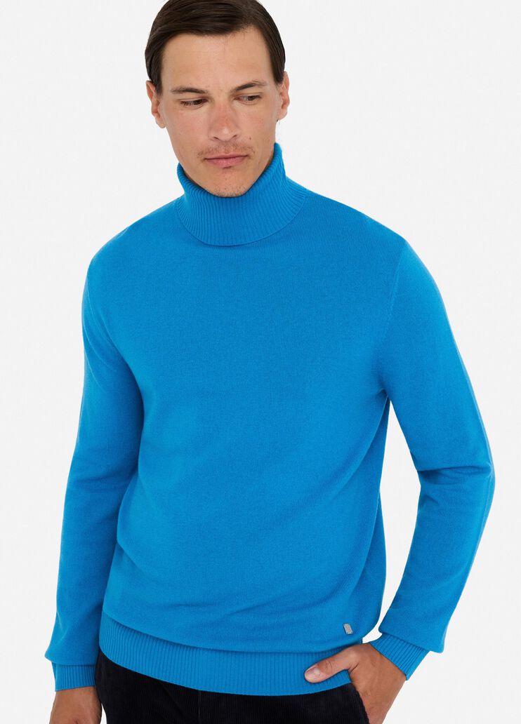 Wool and cashmere turtleneck blue Liu Jo - large image number 4 Wool and cashmere turtleneck blue Liu Jo - large image number 4