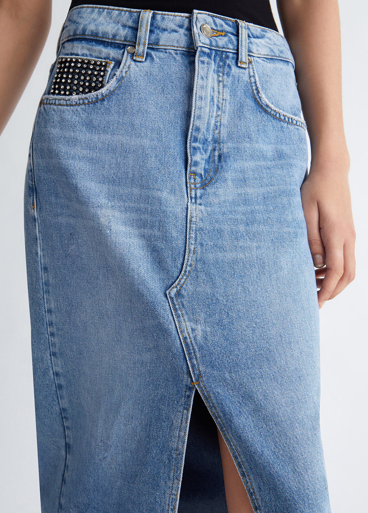 Minigonna jeans liu best sale jo