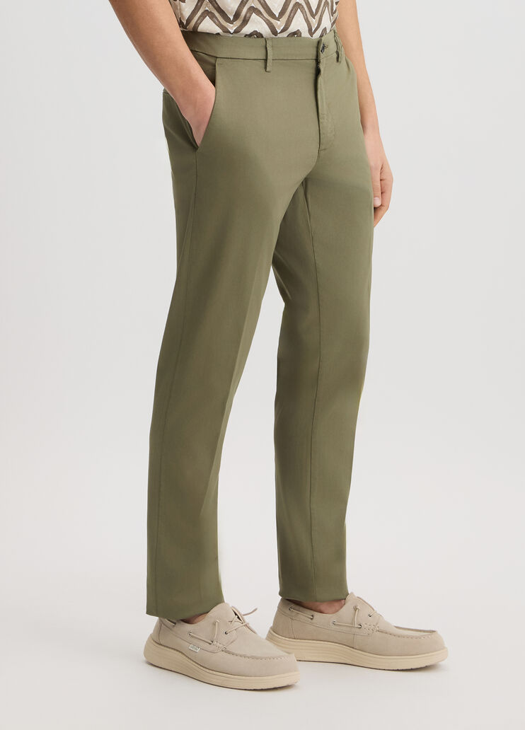 Slim fit chinos olive green Liu Jo - large image number 3 Slim fit chinos olive green Liu Jo - large image number 3