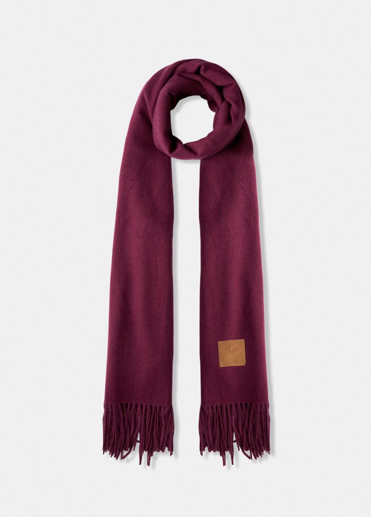 Stola con frange rosso Liu Jo - medium Stola con frange rosso Liu Jo - medium