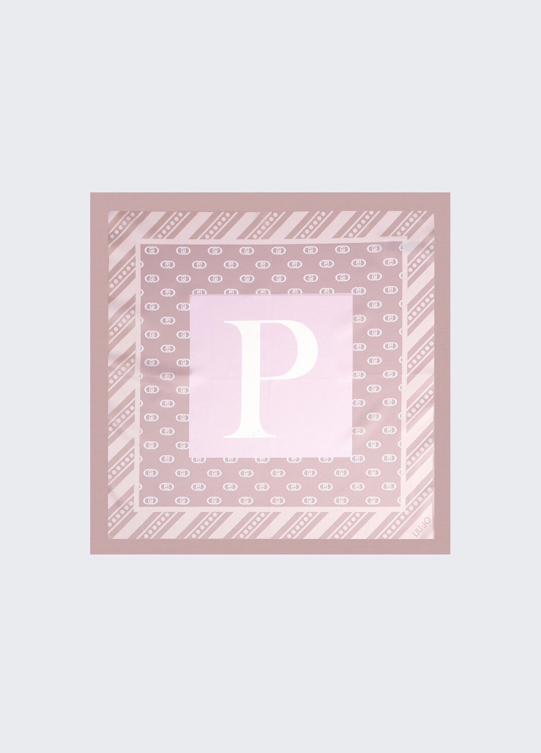 Foulard &agrave; motif lettre P beige Liu Jo - large image number 0