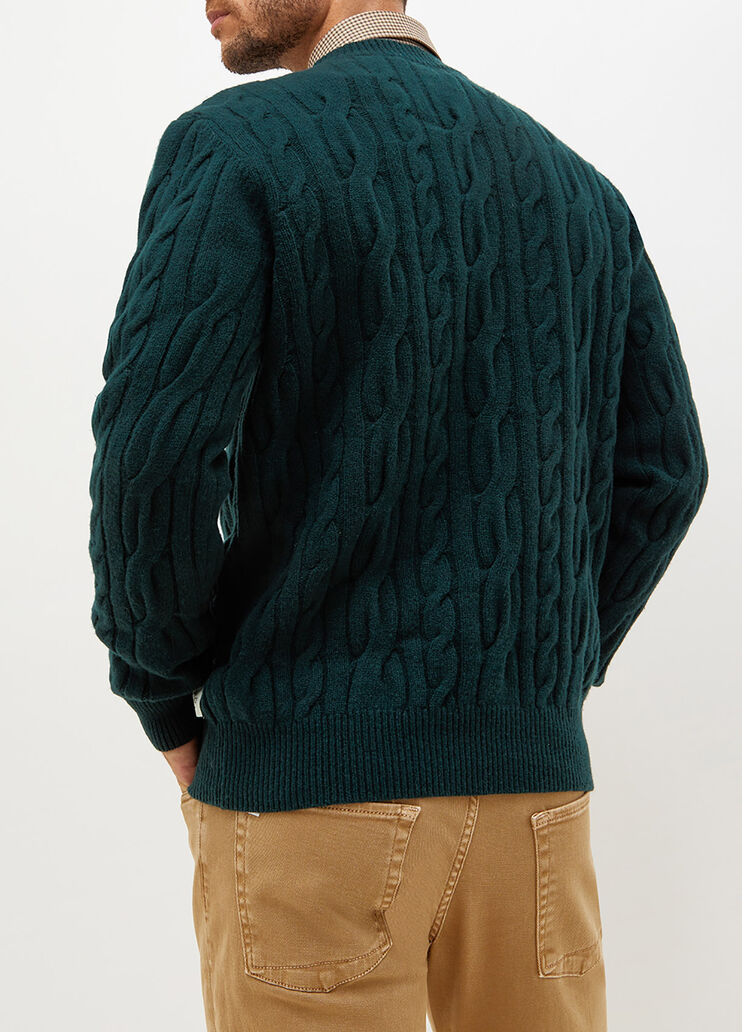 Pull en laine vert Liu Jo - large image number 1