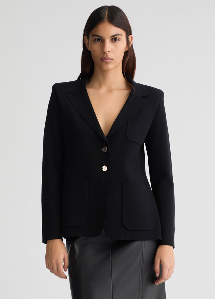 Black knit jacket black Liu Jo - medium Black knit jacket black Liu Jo - medium