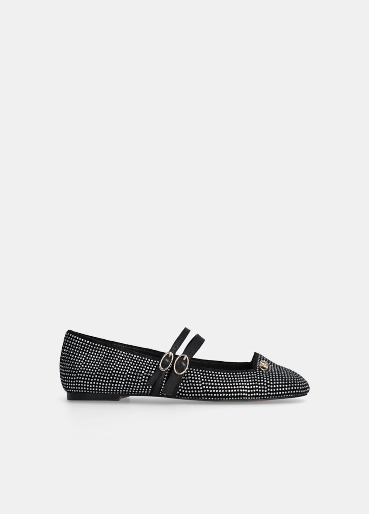 Ballerina mit Allover-Strass Schwarz Liu Jo - medium Ballerina mit Allover-Strass Schwarz Liu Jo - medium