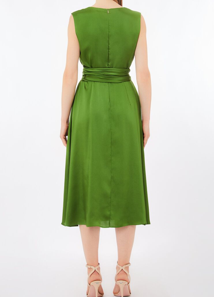 Belted twill dress green Liu Jo - medium