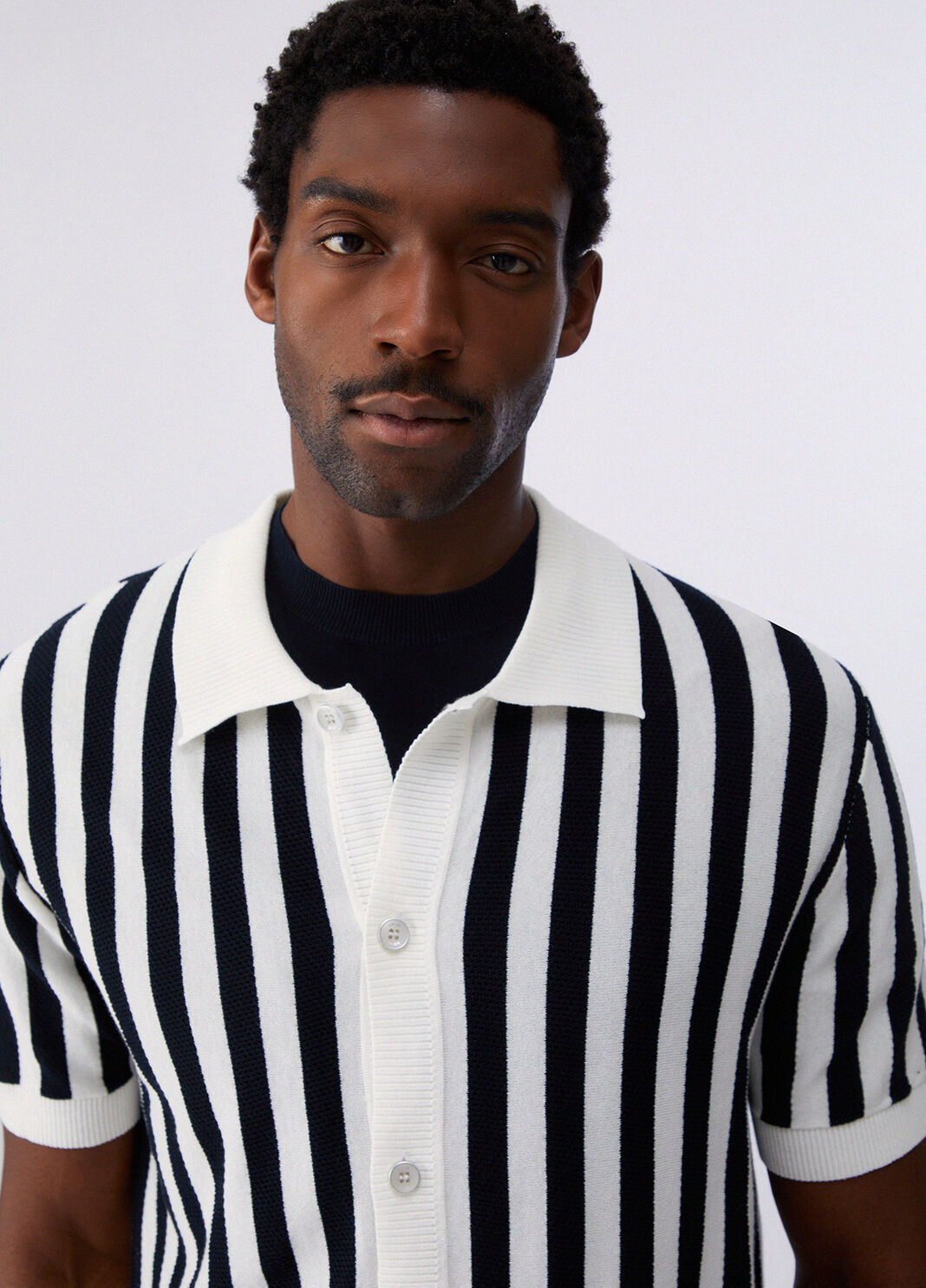 Striped cardigan dark denim Liu Jo - large image number 4