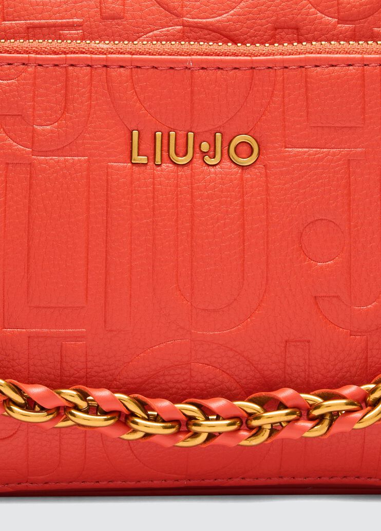 Sac &agrave; bandouli&egrave;re format moyen avec cha&icirc;ne d&eacute;corative citrouille Liu Jo - medium