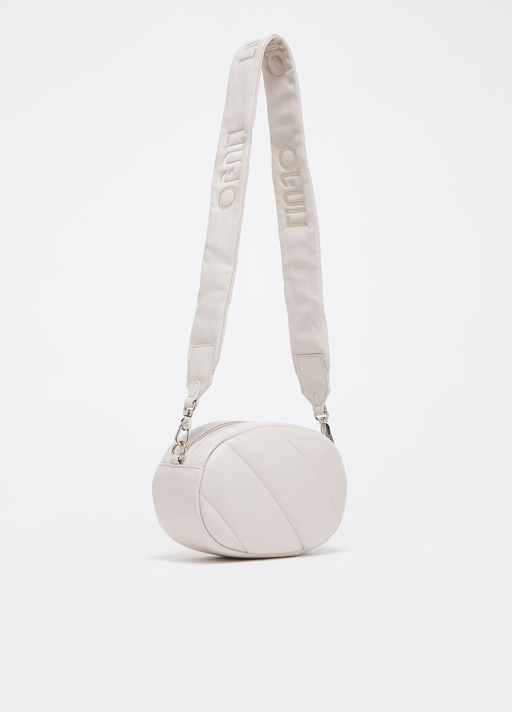 Medium glossy quilted crossbody bag beige Liu Jo - medium Medium glossy quilted crossbody bag beige Liu Jo - medium
