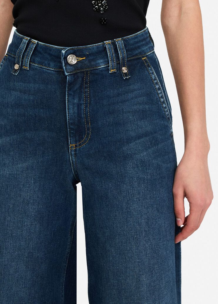 High-rise flared jeans light blue denim Liu Jo - large image number 2 High-rise flared jeans light blue denim Liu Jo - large image number 2