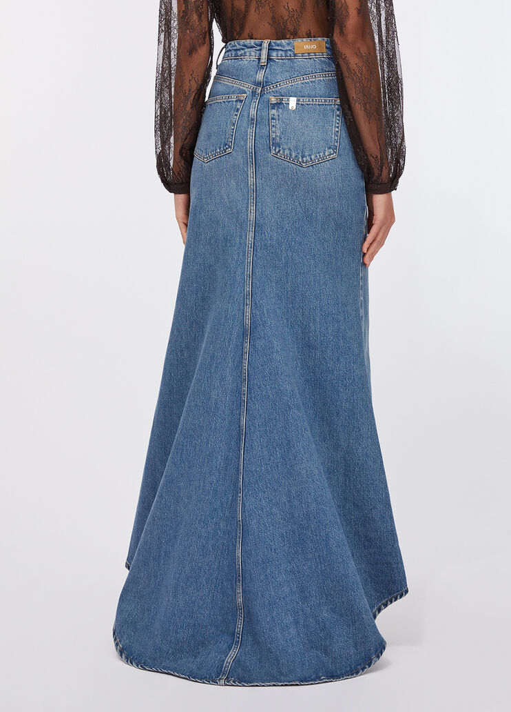 Mermaid-Rock aus Denim Helles Denimblau Liu Jo - medium