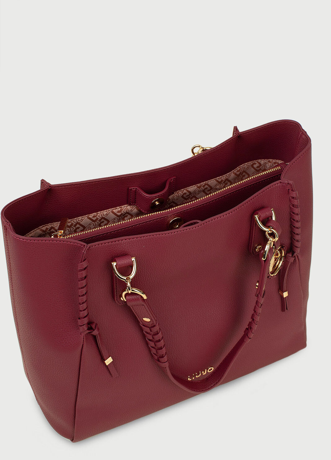 Shopping bag with charm Raspberry Liu Jo - large image number 4