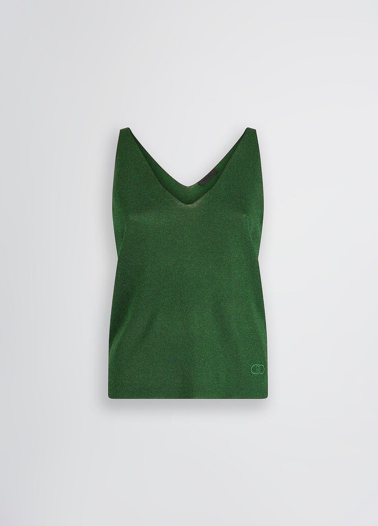 Knit top tropical jungle Liu Jo - large image number 6 Knit top tropical jungle Liu Jo - large image number 6